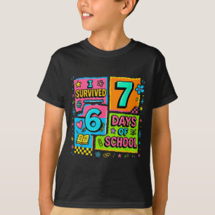I Survived 67 Days Of School Colorful Funny Meme D T-Shirt