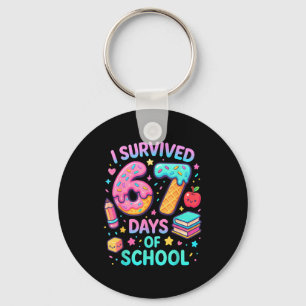I Survived 67 Days Of School Cute Kid Six Seven Ce Keychain