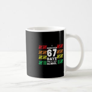 I Survived 67 Days Of School Funny 67 Meme Kids Co Coffee Mug