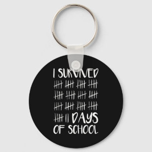 I Survived 67 Days Of School Funny 67 Meme Tally M Keychain