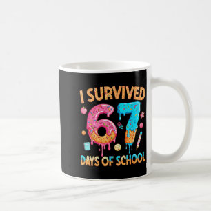 I Survived 67 Days Of School Funny 67 Teacher Stud Coffee Mug