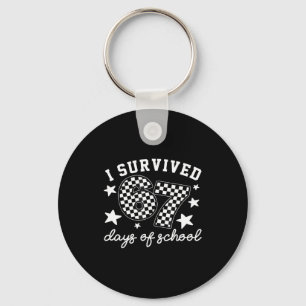 I Survived 67 Days Of School Funny 67 Teachers Stu Keychain