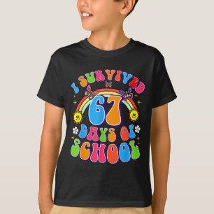I Survived 67 Days Of School Funny 67 Teachers Stu T-Shirt