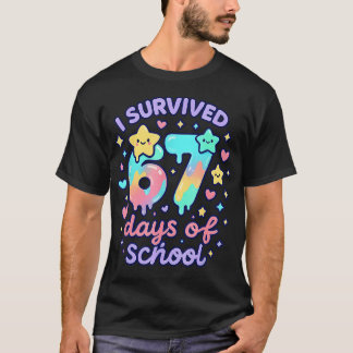 I Survived 67 Days Of School Funny 67 Teachers Stu T-Shirt
