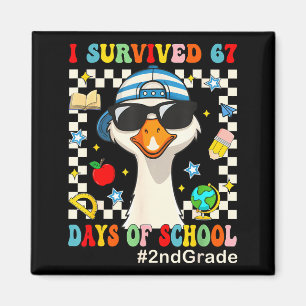I Survived 67 Days Of School Funny Goose Boys 2nd Magnet
