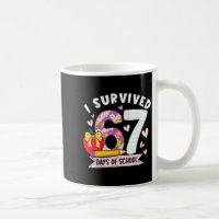 I Survived 67 Days Of School Funny Leopard Student