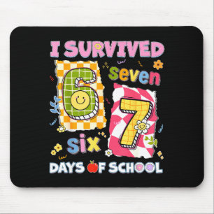 I Survived 67 Days Of School Funny Meme Boy Girl T Mouse Pad