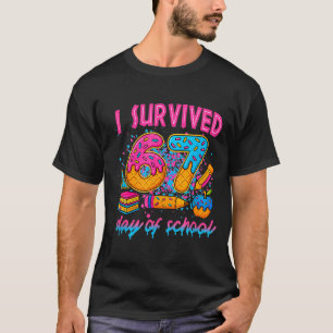 I Survived 67 Days Of School Funny Meme Ice Cream T-Shirt