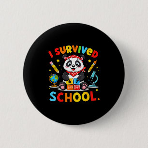 I Survived 67 Days Of School Funny Meme Teacher St 2 Inch Round Button