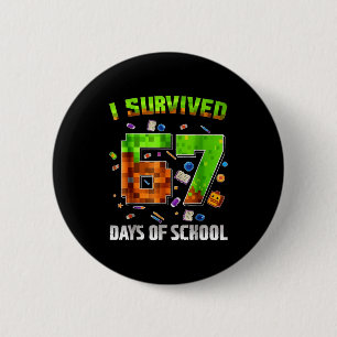 I Survived 67 Days Of School Funny Meme Teacher St 2 Inch Round Button