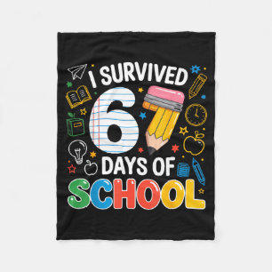 I Survived 67 Days Of School Funny Meme Teacher St Fleece Blanket