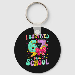 I Survived 67 Days Of School Funny Meme Teacher St Keychain