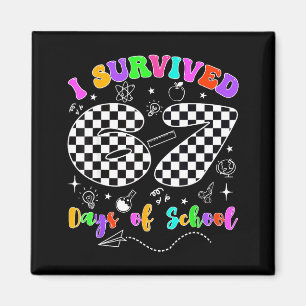 I Survived 67 Days Of School Funny Meme Teacher St Magnet