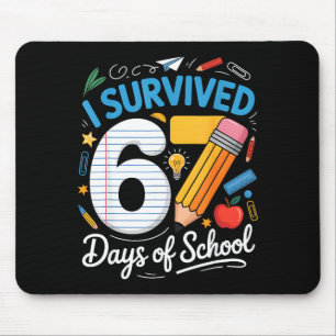 I Survived 67 Days Of School Funny Meme Teacher St Mouse Pad