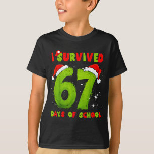 I Survived 67 Days Of School Funny Meme Teacher St T-Shirt
