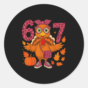 I Survived 67 Days Of School - Funny Teachers Stud Classic Round Sticker