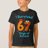 I Survived 67 Days Of School Funny Turkey Thanksgi