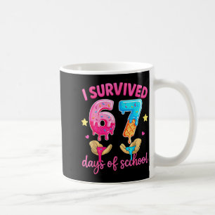 I Survived 67 Days Of School Ice Cream Six Seven M Coffee Mug