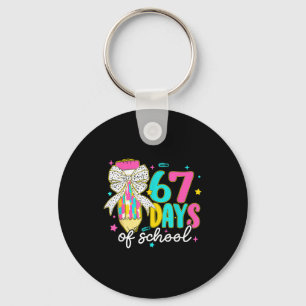 I Survived 67 Days Of School Six Seven Meme Teache Keychain
