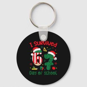 I Survived 67 Days Of School Student Christmas Hum Keychain
