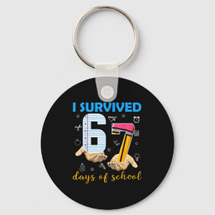 I Survived 67 Days Of School Students Teachers 100 Keychain