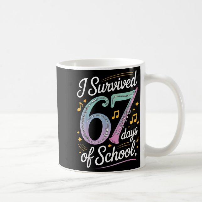 I Survived 67 Days Of School - Teachers Students M Coffee Mug (Right)