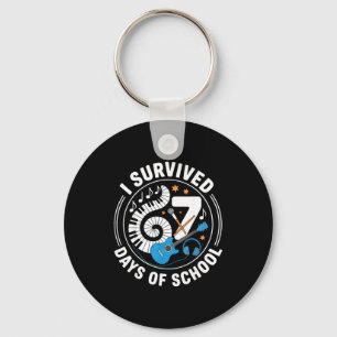 I Survived 67 Days Of School - Teachers Students M Keychain