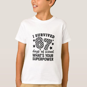 I Survived 67 Days Of School Teachers Students T-Shirt