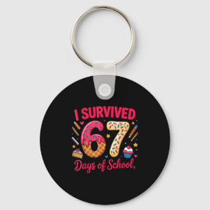 I Survived 67 Days Of School Teachers Students Tee Keychain