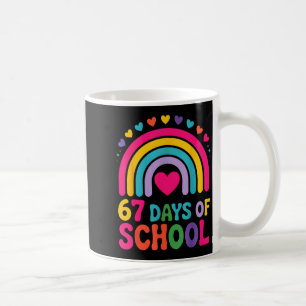 I Survived 67 Days Of School Tie Die Rainbow Lover Coffee Mug