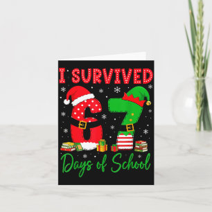 I Survived 67 Six Seven Days Of School Teacher Chr Card