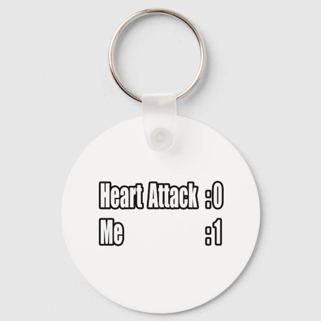 I Survived a Heart Attack (Scoreboard) Keychain (Front)