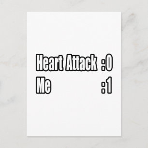 I Survived a Heart Attack (Scoreboard) Postcard