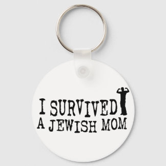 I Survived a Jewish mom - Jew humour Keychain