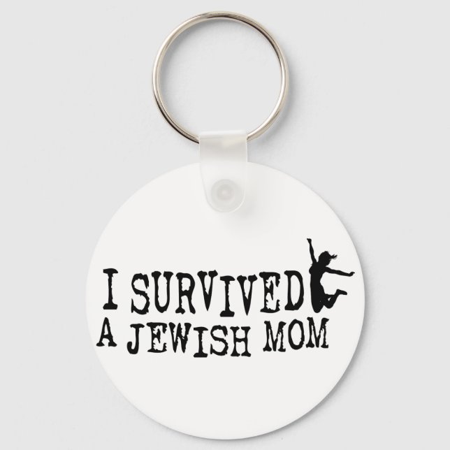 I survived a Jewish mom - the daughter version Keychain (Front)
