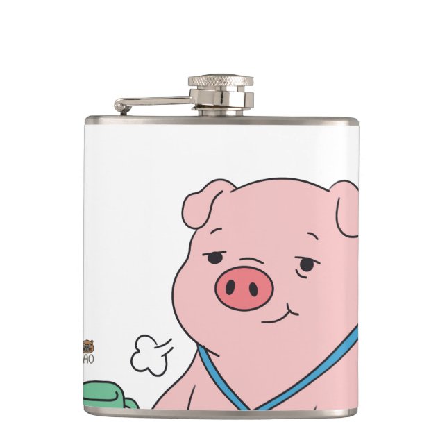 I Survived Another Meeting Hip Flask (Front)