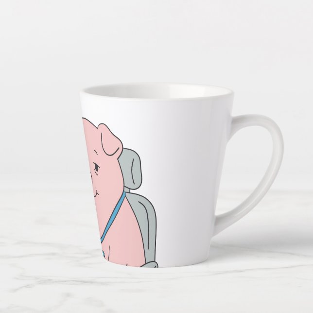 I Survived Another Meeting Latte Mug (Right)
