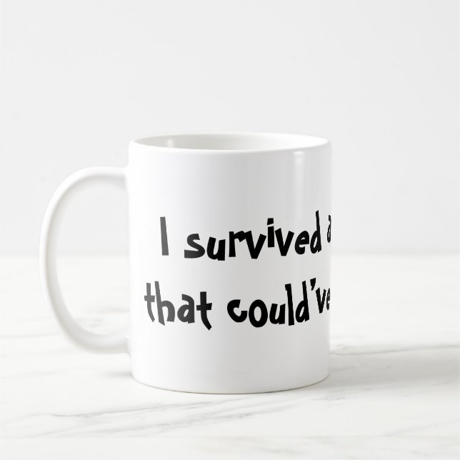 I survived another Zoom Coffee Mug (Left)