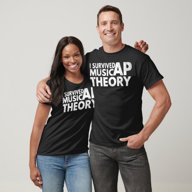 I Survived AP Music Theory Funny AP Examination T-Shirt (Unisex)