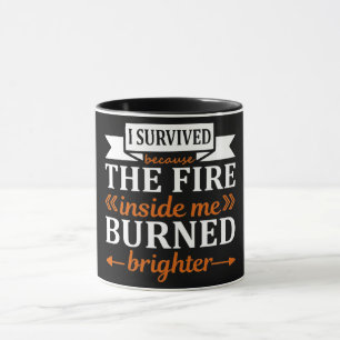 I Survived Because The Fire Inside Me Mug