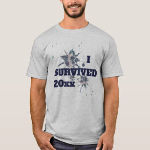 I Survived Blue Covid Virus T-Shirt
