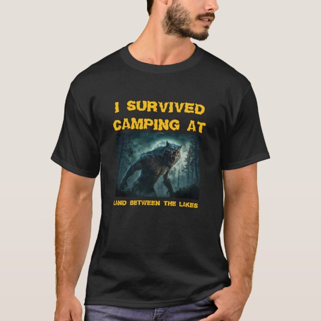 I Survived Camping T-Shirt (Front)