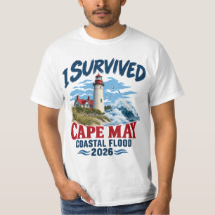 I Survived Cape May Coastal Flood 2026 New Jersey  T-Shirt