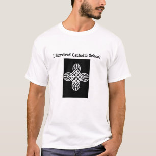 I survived catholic school w/ cross T-Shirt