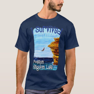 I Survived Cliff Diving Possum Kingdom Lake Texas T-Shirt