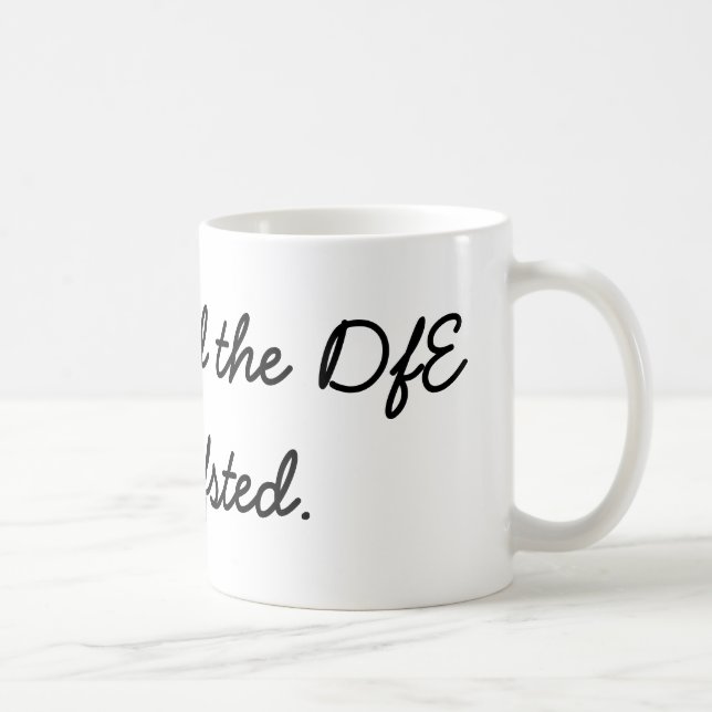 I survived! coffee mug (Right)