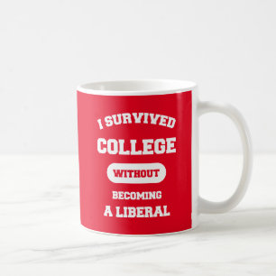 I Survived College Without Becoming A Liberal Coffee Mug