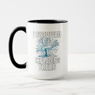 I Survived Exploding Trees Midwest Snow Storm Funn Mug