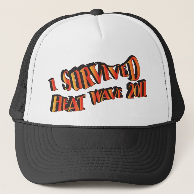 I Survived Heat Wave 2011 Casquette (Devant)
