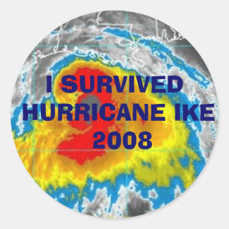I SURVIVED HURRICANE IKE  2008 STICKERS